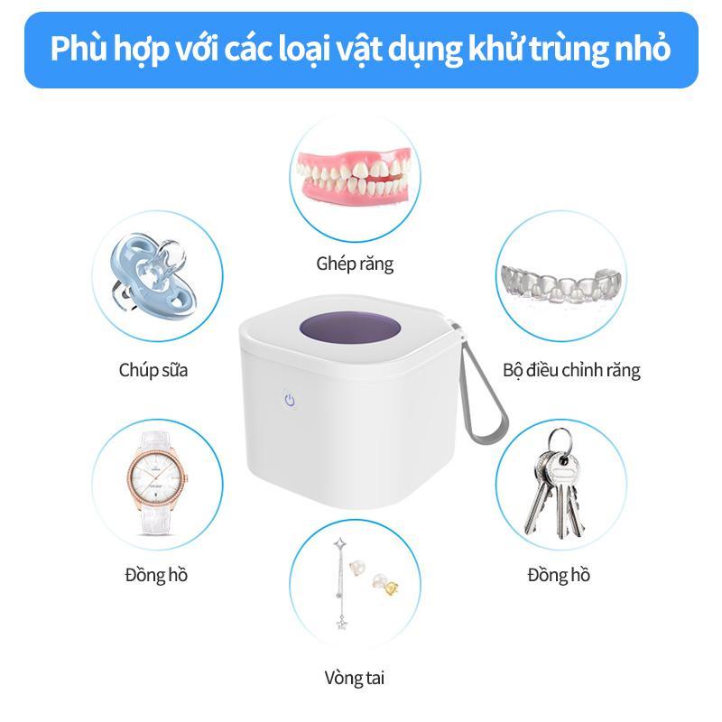 Hộp khử trùng cầm tay bằng tia cực tím Helalife Khử trùng tia cực tím toàn diện Thích hợp cho bé Đồ chơi silicon mềm khử trùng