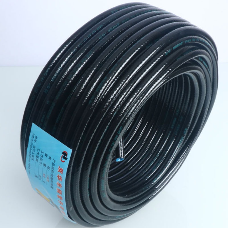 Ống nhiên liệu hai lớp nhựa, kẹp dây chống dầu, đường ống Diesel đen/xanh, lõi ID 6/8/10/12mm