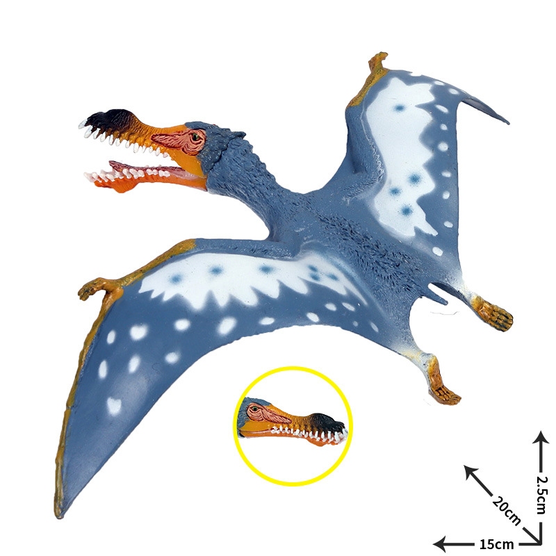 Mô phỏng mô hình thằn lằn bay động vật khủng long đồ chơi Fengshen pterosaur ma thuật cổ đại pterosaur không răng pterosaur trẻ em cậu bé trang trí Quetzalcoatlus
