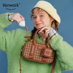 Vanwalk Túi xách Túi Dã Ngoại Giỏ Xách túi đeo chéo Chống nước Thiết kế sang trọng nữ túi đeo vai Du lịch công tác Đi làm Quà tặng miễn phí Giao hàng nhanh Dòng Nhà May Mắn V2725 — ảnh 5