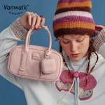 Vanwalk Túi xách Túi Dã Ngoại Giỏ Xách túi đeo chéo Chống nước Thiết kế sang trọng nữ túi đeo vai Du lịch công tác Đi làm Quà tặng miễn phí Giao hàng nhanh Dòng Nhà May Mắn V2725 — ảnh 3
