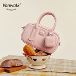 Vanwalk Túi xách Túi Dã Ngoại Giỏ Xách túi đeo chéo Chống nước Thiết kế sang trọng nữ túi đeo vai Du lịch công tác Đi làm Quà tặng miễn phí Giao hàng nhanh Dòng Nhà May Mắn V2725 — ảnh 8