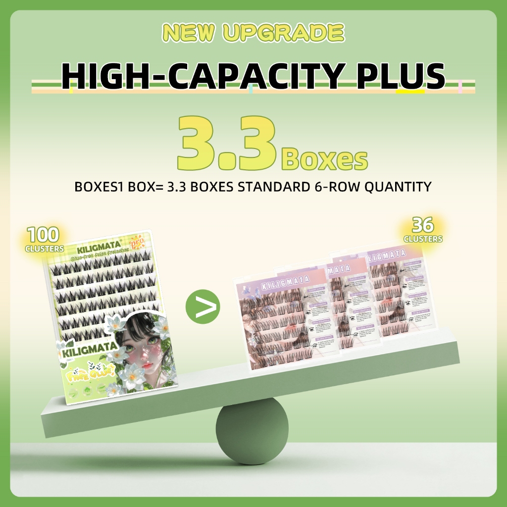 [Lông mi giả tự dính] Lông mi giả kiligmata diy 10mm-13mm không cần keo, dễ gắn, có thể tái sử dụng, mắt to tự nhiên