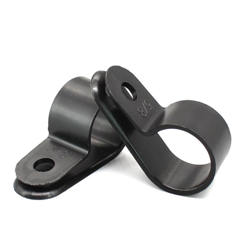 Kẹp cáp Nylon loại R Chất lượng cao Khóa dây cố định Đường kính lỗ 3,2mm ~ 25,4mm