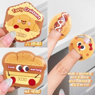 XIXI 8 CÁI Bột Puff - Khô / Ướt Kép Sử Dụng Kem Nền Puff Mềm Co Giãn Dễ Thương Món Tráng Miệng Trang Điểm Bộ Bọt Biển GJ-183