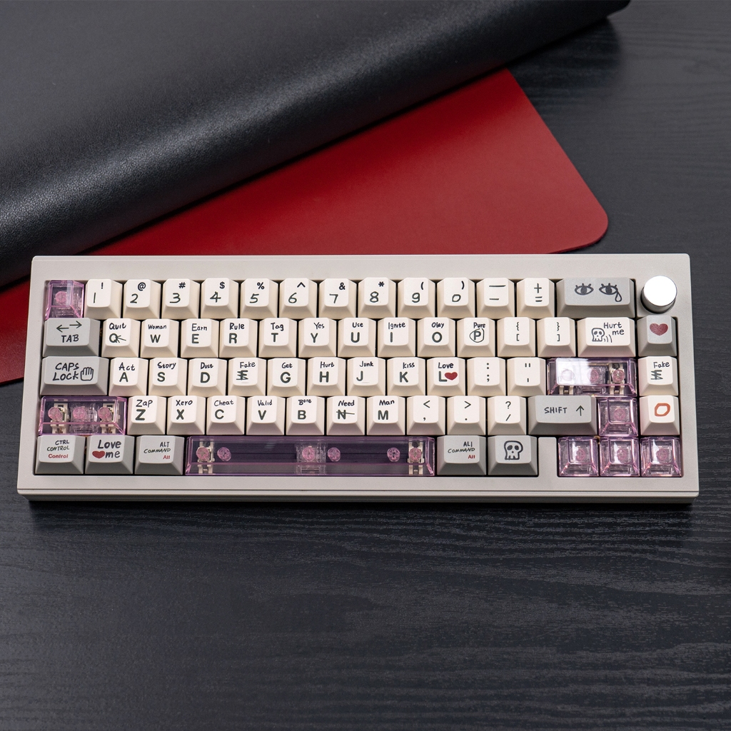 10 Chiếc Trong Suốt Màu Đỏ / Xanh / Hồng Keycaps Mới Lạ Thanh Không ...