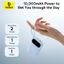 【CCC Certified】Baseus QPow3 Pin Dự Phòng Sạc Nhanh 22.5W – Màn Hình Kỹ Thuật Số, Cáp Kép, Nhỏ Gọn, CCC