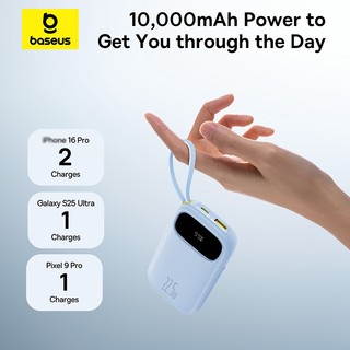 【CCC Certified】Sạc Dự Phòng EnerFill Qpow3 Baseus Pin Dự Phòng Sạc Nhanh Màn Hình Kỹ Thuật Số  Cáp Kép, Kích Thước Nhỏ, Có Chứng Nhận CCC