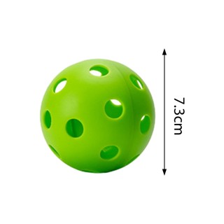 Hilabee Bóng Pickleball Trong nhà 26 lỗ Quả bóng rỗng cứng tiêu chuẩn để tập luyện