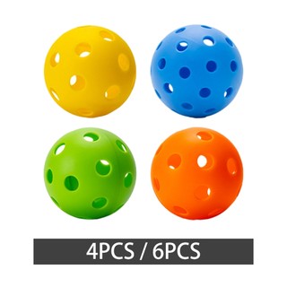 Hilabee Bóng Pickleball Trong nhà 26 lỗ Quả bóng rỗng cứng tiêu chuẩn để tập luyện