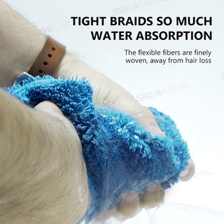 Khăn Rửa Xe SEAMETAL 1200GSM Microfiber Hai Mặt Siêu Thấm Hút Rửa Xe Vải Làm Sạch Khăn Sấy Phụ Kiện Giặt