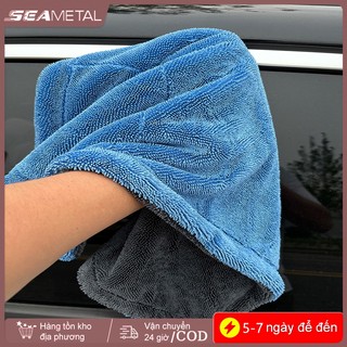 Khăn Rửa Xe SEAMETAL 1200GSM Microfiber Hai Mặt Siêu Thấm Hút Rửa Xe Vải Làm Sạch Khăn Sấy Phụ Kiện Giặt