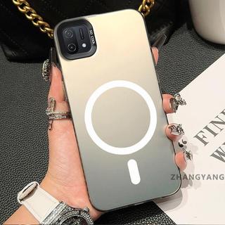 Ốp Lưng Cho OPPO A16K Matte TPU Chống Sốc Vỏ Điện Thoại Thẩm Mỹ Từ Tính Hút Thiết Kế Mới Vỏ Silicon Mềm