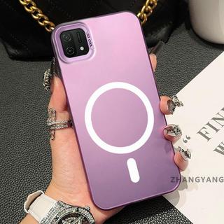 Ốp Lưng Cho OPPO A16K Matte TPU Chống Sốc Vỏ Điện Thoại Thẩm Mỹ Từ Tính Hút Thiết Kế Mới Vỏ Silicon Mềm