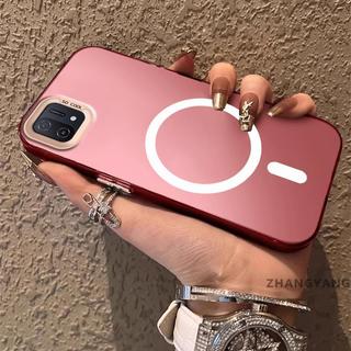 Ốp Lưng Cho OPPO A16K Matte TPU Chống Sốc Vỏ Điện Thoại Thẩm Mỹ Từ Tính Hút Thiết Kế Mới Vỏ Silicon Mềm