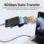 UGREEN USB4.0 Gen3 40Gbps PD240W USB-C Cáp sạc nhanh truyền dữ liệu siêu nhanh cho điện thoại Laptop