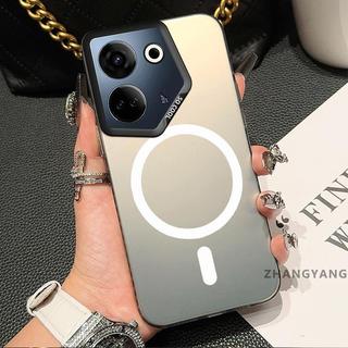 Ốp Lưng Cho TECNO CAMON 20 PRO 4G CAMON 20 Matte TPU Chống Sốc Vỏ Điện Thoại Thẩm Mỹ Từ Tính Hút Chức Năng Thiết Kế Mới Vỏ Silicon Mềm