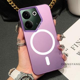 Ốp Lưng Cho TECNO CAMON 20 PRO 4G CAMON 20 Matte TPU Chống Sốc Vỏ Điện Thoại Thẩm Mỹ Từ Tính Hút Chức Năng Thiết Kế Mới Vỏ Silicon Mềm