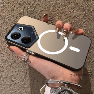 Ốp Lưng Cho TECNO CAMON 20 PRO 4G CAMON 20 Matte TPU Chống Sốc Vỏ Điện Thoại Thẩm Mỹ Từ Tính Hút Chức Năng Thiết Kế Mới Vỏ Silicon Mềm