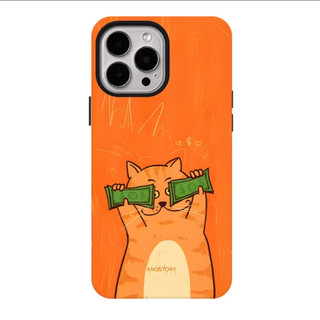 Ốp lưng bảo vệ hình mèo tiền 2 trong 1 cho iPhone 11 12promax 13pro15pro 15promax 14 14promax 14pro 16 pro max 16 plus 2 trong 1 ốp lưng