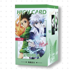 Hunter × Hunter Blind Box Cards 24 gói mỗi hộp, Thẻ Anime sưu tập hai mặt (8.5 × 5.4 cm)