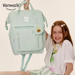 Túi đi học Vanwalk Ba lô ốp lưng thoáng khí chống nước dành cho nữ Túi du lịch dành cho sinh viên đại học Thời trang Dạo phố Quà tặng miễn phí Giao hàng nhanh Dòng V2810 — ảnh 7