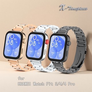 Dây đeo bằng thép không gỉ cho Huawei Watch Fit SE / 1 / 3 / 4 / 4 Pro 5 / 5Pro, Dây đeo cổ tay bằng kim loại có thể điều chỉnh Dây đeo đồng hồ thay thế thể thao kinh doanh chống nước