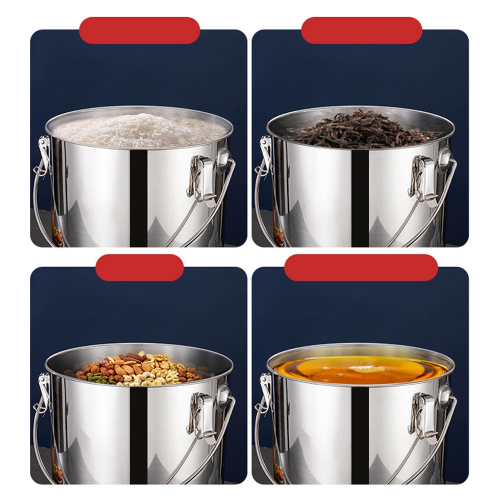 Xô dầu inox 201, nồi nấu cao cho hộ gia đình, khách sạn