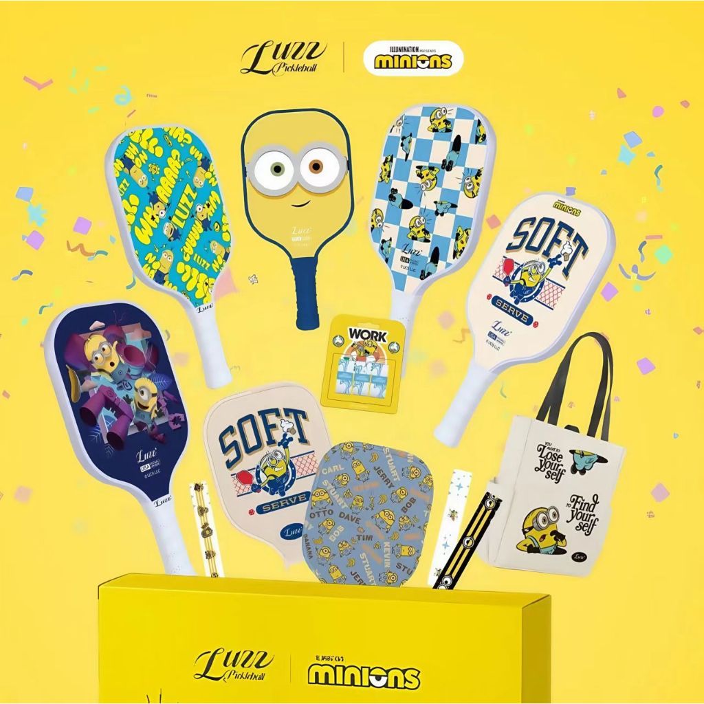 LUZZ Vợt Pickleball Minions Cannon Paddle T700 Bề Mặt Ma Sát Carbon | Đúc Nhiệt | BigBuy360 - bigbuy360.vn