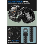 SUPCASE Unicorn Beetle Ore cho Apple Watch Ultra 3 / 2 / 1 49mm Vỏ có dây đeo chống trầy xước Bảo vệ cấp quân sự Vỏ cản nam thể thao chắc chắn có dây đeo có thể điều chỉnh — ảnh 7