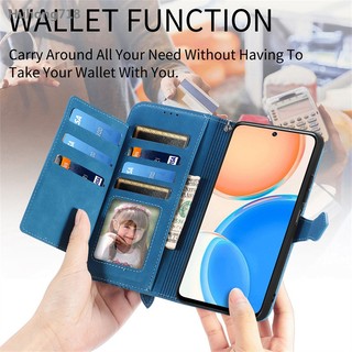 Dây Kéo Da PU Flip Cover Cho Tecno Spark 20C 30C 20 Pro Plus Go 2024 Camon 20 Premier Zero 30 Pop 8 9 Pova 6 Neo 4G 5G Ốp Lưng Khe Cắm Thẻ Đứng Ví