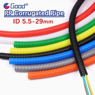 Cách nhiệt Ống sóng Ống Nylon Dây nịt Vỏ cáp Tay áo Dây ống bảo vệ đường dây
