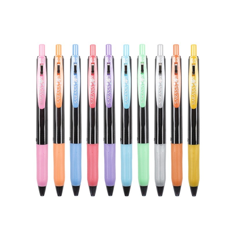 Dòng đá quý ZEBRA sasa Đá quý lấp lánh màu kim loại Giới hạn ở JJ15 Bút trung tính 0,5mm
