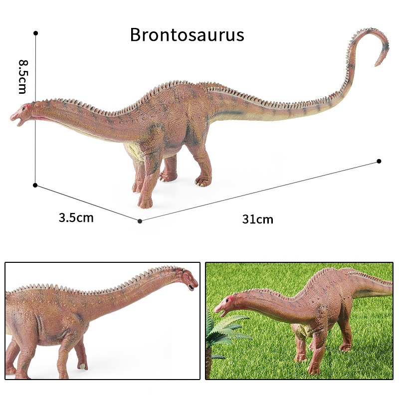 Kỷ Jura rắn cổ dài mô hình khủng long đồ chơi trẻ em nhận thức brontosaurus động vật mô phỏng mô hình con rồng khó hiểu diplodocus