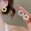 Jewbeauty bông tai nơ hoa thời trang nhẹ nhàng sang trọng cao cấp dành cho nữ
