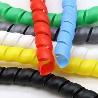 PP Nhựa Xoắn Ốc Cáp Bảo Vệ Dây Tổ Chức Ống Xe Máy Bảo Vệ Dây Tay Chống Cháy Chống Cắn Bao