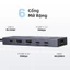 Ugreen 4K60hz 6-IN-1USB-C Trạm Docking đa chức năng USB3.2 Gen2 10Gbps cho iPad Air M2 11 "13 '' 2024 MacBook Pro M3 M2 M1 M4 MacBook Air M3 M2 M1 M4 HDMI + 2xUSB-A 3.2 + 2xUSB-C