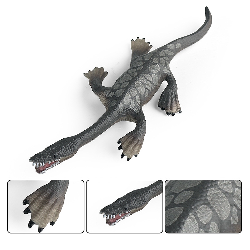 Triassic Cổ Khủng Long Đồ Chơi Trẻ Em Mô Phỏng Thời Tiền Sử Sinh Vật Biển Ảo Ảnh Rồng Rắn Cổ Rồng Phong Cảnh Rắn Mô Hình Chắc Chắn nothosaur