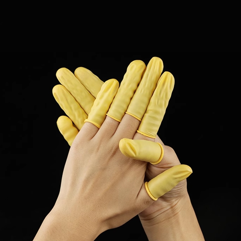 Găng tay cao su công nghiệp chống tĩnh điện, bảo vệ đầu ngón tay, dùng một lần