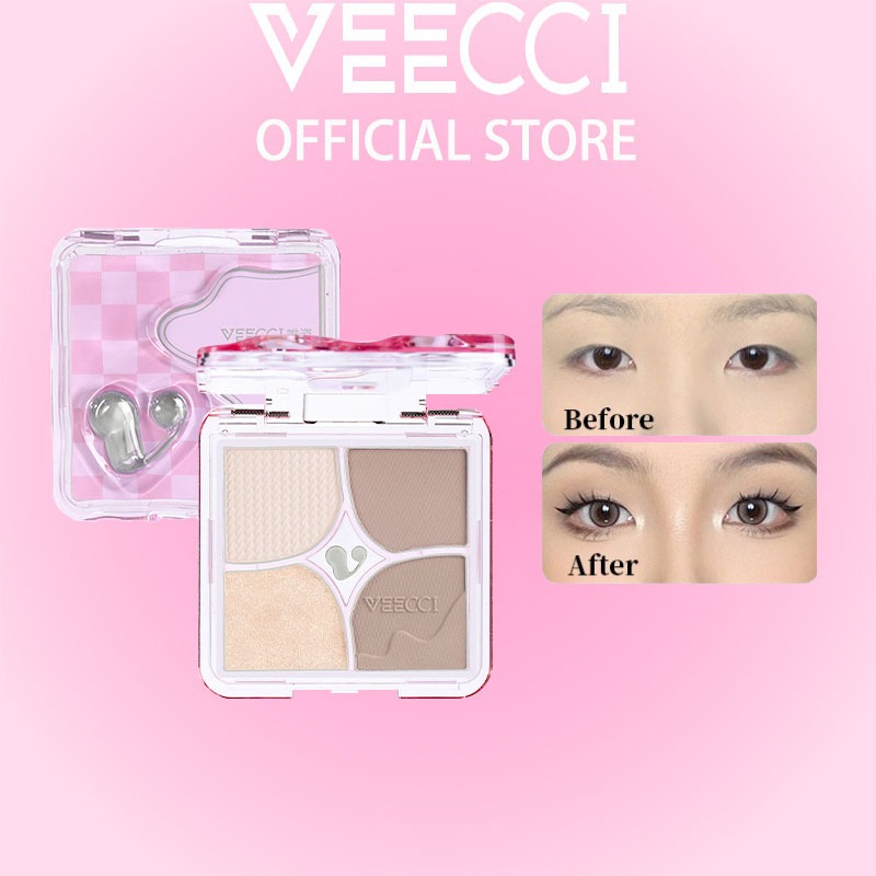 VEECCI Bảng Tạo Khối & Bắt Sáng Phiên Bản Tết 2026 ✦ Tạo Mũi Cao & Mặt Thon | Tự Nhiên, Không Bết | Giá Hời Cho Học Sinh