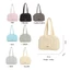 【Có sẵn màu mới】 Thiết kế chống thấm nước Túi xách Nylon dung tích lớn nhiều màu