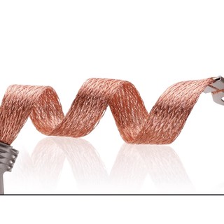 5 / 10 Chiếc Gounding Dây Dẫn Đồng Clad Nhôm Bím Dây Span Cáp Cầu Nối Đất Dẫn Dây Kết Nối