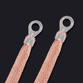 5 / 10 Chiếc Gounding Dây Dẫn Đồng Clad Nhôm Bím Dây Span Cáp Cầu Nối Đất Dẫn Dây Kết Nối