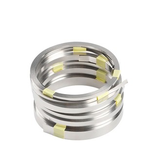 10m / cuộn 18650 Pin Li-ion Đầu nối dải mạ niken 0,1mm 0,12mm 0,15mm 0,2mm Đầu nối pin tại chỗ Máy hàn đai thép