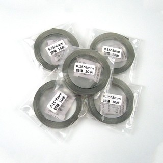 10m / cuộn 18650 Pin Li-ion Đầu nối dải mạ niken 0,1mm 0,12mm 0,15mm 0,2mm Đầu nối pin tại chỗ Máy hàn đai thép