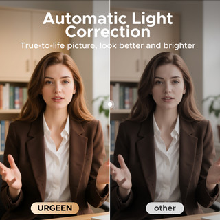 Webcam Ugreen 4K/2K/1080P cho PC Ultra HD 1080P 60FPS, có micrô, Vỏ bảo mật, 70° Fov, PDAF Tự động lấy nét cho hội nghị
