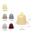 （Mùa quay lại trường học）Ba lô vải màu trơn thiết kế chống thấm nước Unisex thời trang