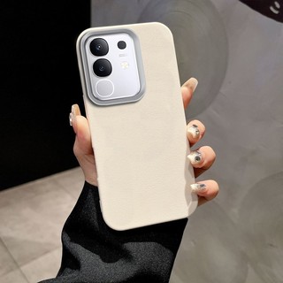 Ốp Điện Thoại Họa Tiết Da PU Mềm Sang Trọng Tương Thích Cho IQOO Z10X Kinh Doanh Đơn Giản Thời Trang Vỏ Điện Thoại Chống Rơi Ốp lưng SHQ01