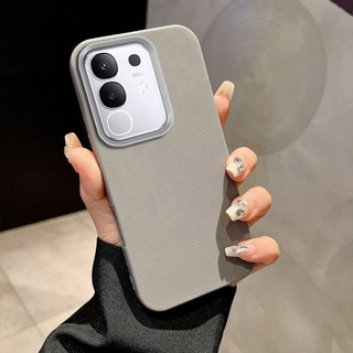 Ốp Điện Thoại Họa Tiết Da PU Mềm Sang Trọng Tương Thích Cho IQOO Z10X Kinh Doanh Đơn Giản Thời Trang Vỏ Điện Thoại Chống Rơi Ốp lưng SHQ01