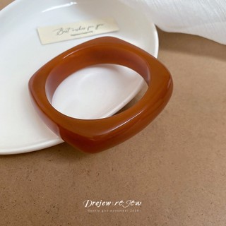 DREZEW Vòng tay nhựa không đều, vòng tay đa năng đơn giản và thời trang Châu Âu và Mỹ, chạm vào cao cấp thích hợp